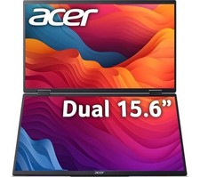 ACER PD163Qbmiuux Dual Full HD 15.6" IPS LCD Portable Monitor - REFURB-A