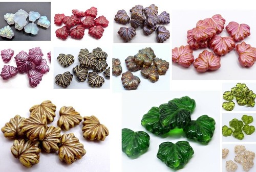 13mm czech glass - czech, shaped