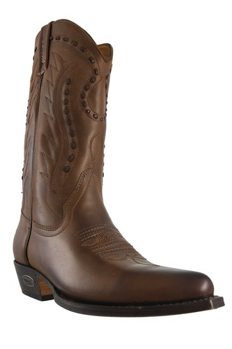 Loblan 2073 pointed toe - toe, brown