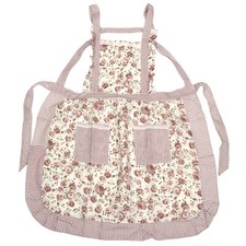 TRIXES Frilly Floral Apron NEW Household Cleaning Cooking Activities Kids Size