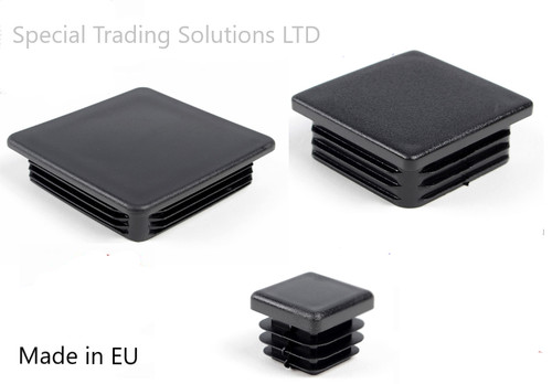 Square plastic black blanking - plastic,