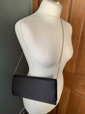 debenhams debut black clutch