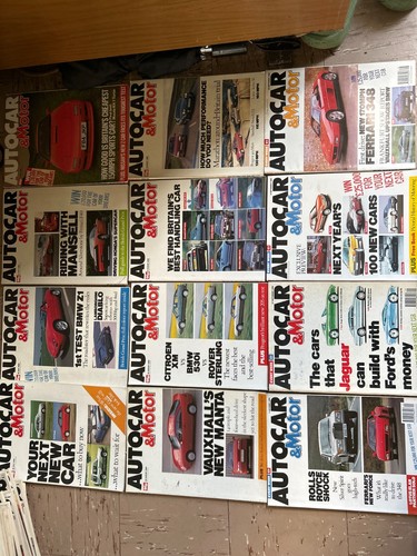 Autocar magazine joblot 1989 - joblot,
