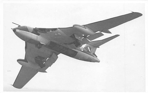 Photo handley page victor - bw,