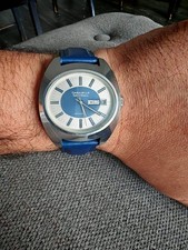 Very Rare Caravelle Set O Matic Automatic Watch by Bulova Vintage 1970s