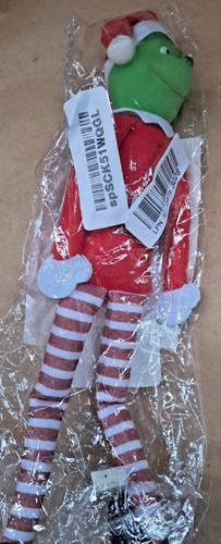 Green monster doll christmas - green,
