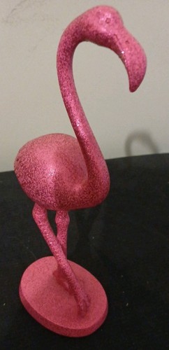 Glitzy pink flamingo - glitzy,
