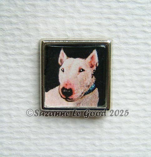 English bull terrier dog art - english,