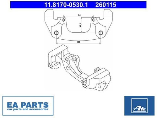 Carrier brake caliper for - caliper,