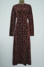 NEXT BLACK GOLD PINK SPARKLY MAXI DRESS SIZE 18 SLIT LEG XMAS PARTY MIDAXI