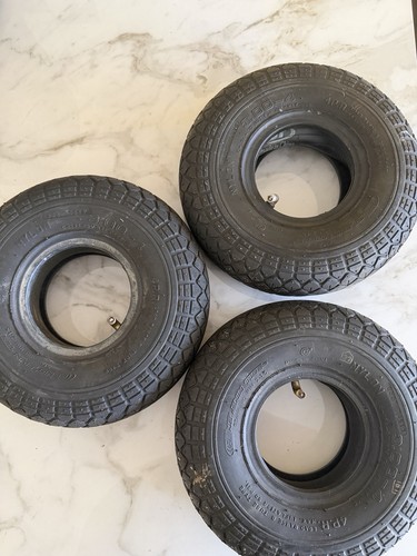 Mobility scooter tyres with - tyres, x3