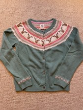 Boden Christmas Reindeer Cardigan 7-8 Years