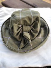 Ladies Cloche Tweed Hat By