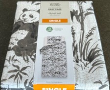 Panda and bamboo duvet cover-