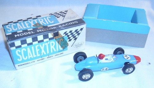 Scalextric f1 slot - b.r.m., car
