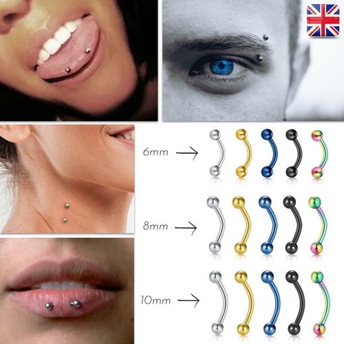 Eyebrow earrings belly - eyebrow, tongue