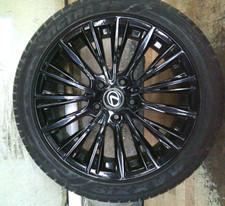 1x LEXUS IS220 IS250 17" BLACK ALLOY WHEEL - TYRE NEEDS REPLACING