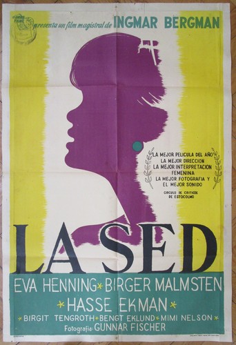 1949 ingmar bergman thirst 1sh - ingmar,