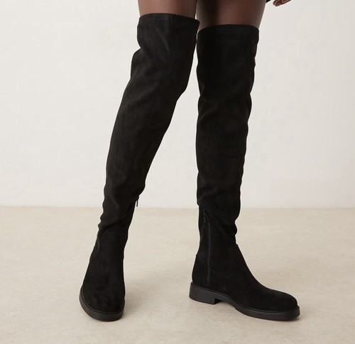Black thigh high boots size - boots,,