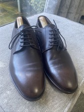 Men’s M&S Autograph Brown Leather Shoes Size 7.5 Worn Once