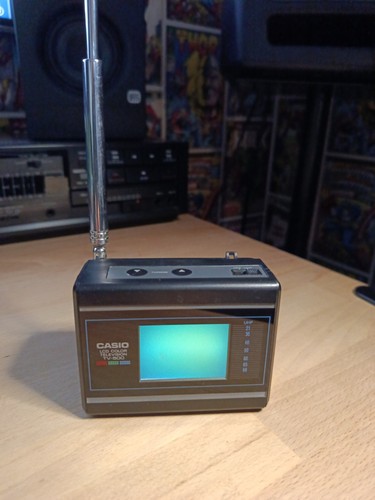 Vtg casio lcd color television - casio,