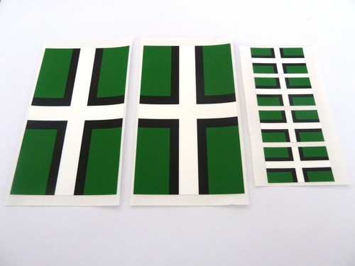 Devon flag window stickers - devon,