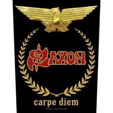 SAXON carpe diem 2022 GIANT BACK PATCH 36 x 29 cms OFFICIAL MERCHANDISE
