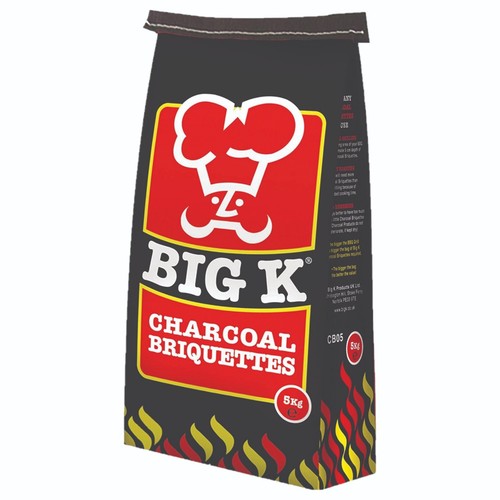 Big charcoal briquettes - k,