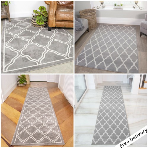 Graphite grey moroccan rugs - moroccan,