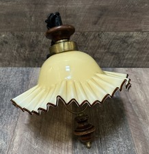 Brevettato Vintage Italian Glass Handkerchief Rise And Fall Ceiling Light