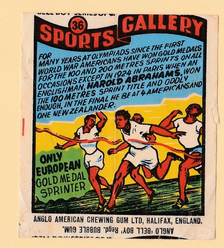 Anglo gum wax wrapper sports - gum,