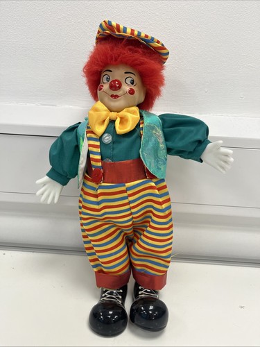Vintage haunted clown doll - clown,