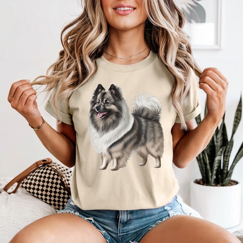 Keeshond lover womens shirt - keeshond, t-shirt