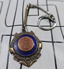 Vintage Copper Dart Board Key Ring