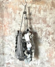 ZARA METALLIC MESH FRINGE MINI