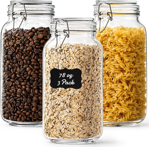 78oz glass jars - 78oz,