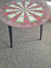Dartboard Coffee Table Clock