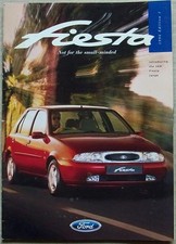 FORD FIESTA Encore LX Si Ghia Car Sales Brochure 1996 EDITION 1 #FA 1260/2
