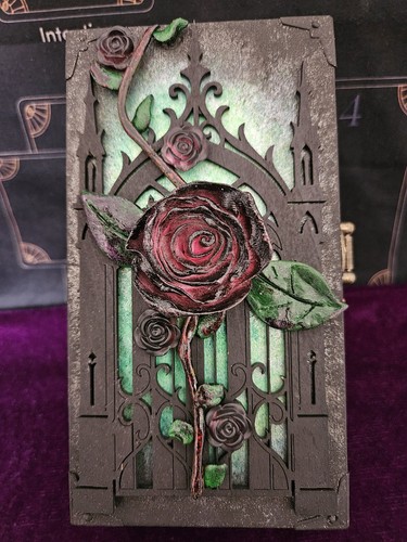 Rose tarot box gothic - tarot,