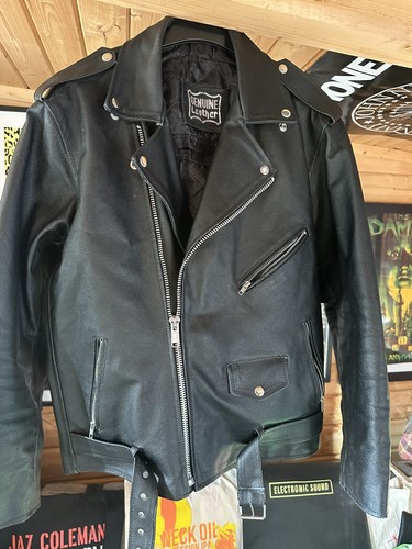 Genuine leather biker - genuine, jacket