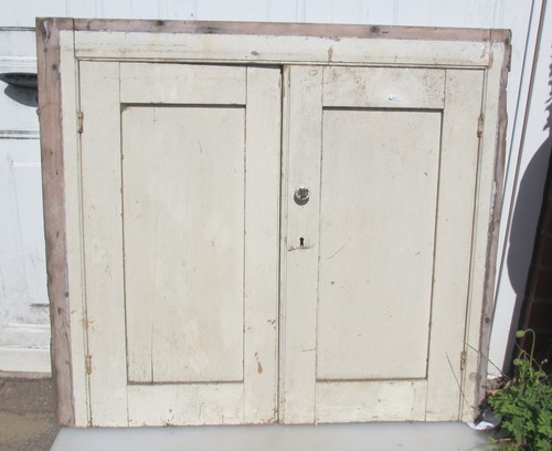 Vintage wooden panel doors - vintage,