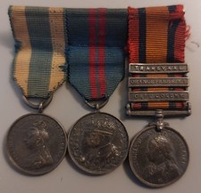 Unattributed Miniature Medal Group - Jubilee 1897, Coronation 1911 & QSA