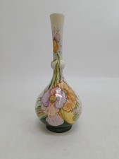 Gewi Dutch Pottery Jugendstil Holland Bud Vase Hand Painted by B.H 24 cm Damaged