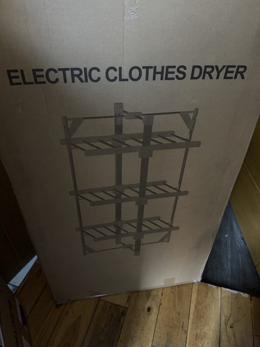 Electric heated clothes airer - heated,