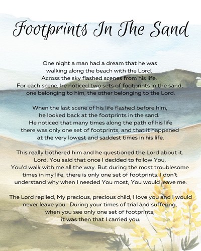 Footprints the sand one - footprints,