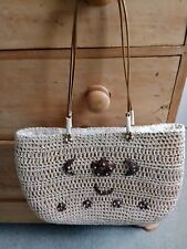 Landor & Hawa ETC straw raffia tote beach bag. Fully lined