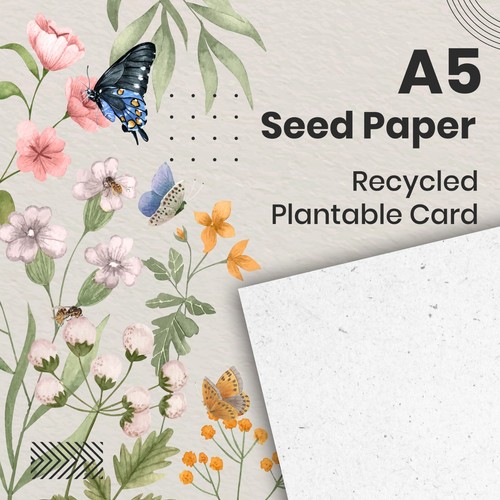 Seeded craft paper - seeded,