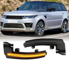 2X LED Dynamic Mirror Turn Signal Indicator Lights For Range Rover Discovery 4 5