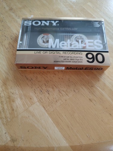Sony metal cassette tape - sony, metal-es