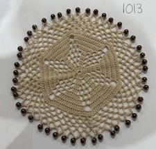 Hand Made Crochet Beaded Jug